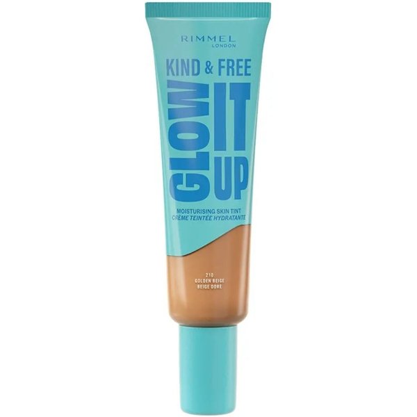 Coty Inc. Rimmel Kind & Free Glow It Up - Fondotinta Liquido N. 210 Golden Beige-image