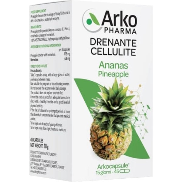 Ananas Arkocapsule 45 Capsule - Integratore Alimentare Anticellulite-image