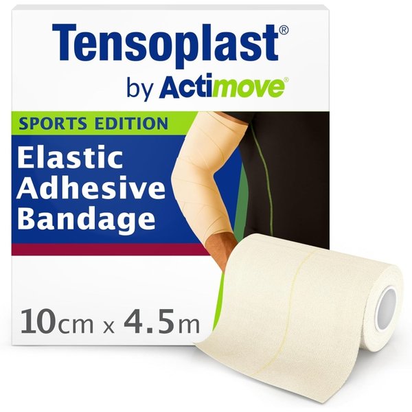 Essity Actimove Tensoplast Sport Edition - Benda Elastica Adesiva Per Supporto E Prevenzione Infortuni 10 Cm X 4,5 M-image