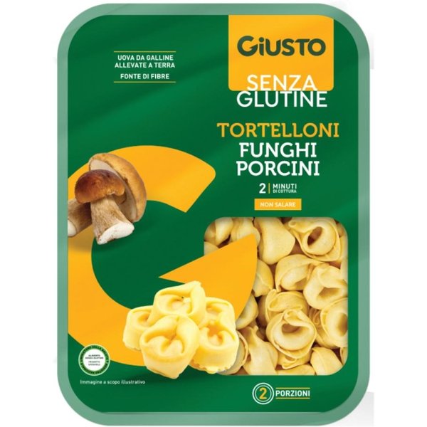Giusto Tortelloni Ai Funghi Porcini Senza Glutine 250 Gr-image