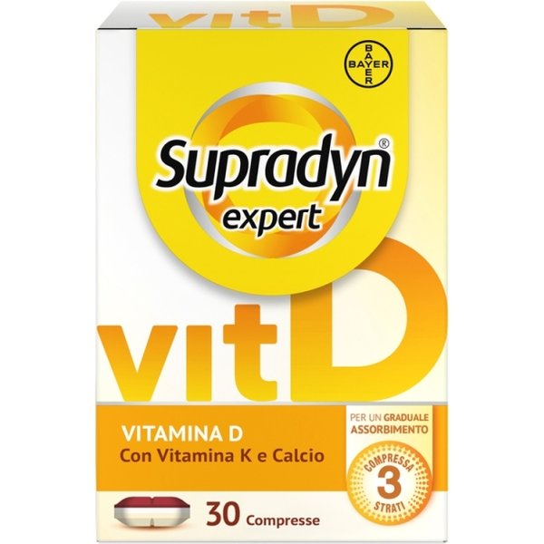 Supradyn Expert Vitamina D 30 Compresse - Integratore Per Le Ossa E L'immunità-image