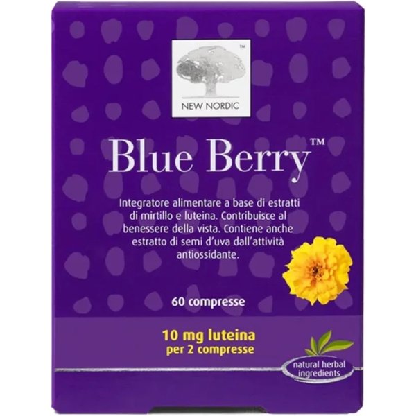 blue berry 60 compresse - integratore per la funzione visiva-image