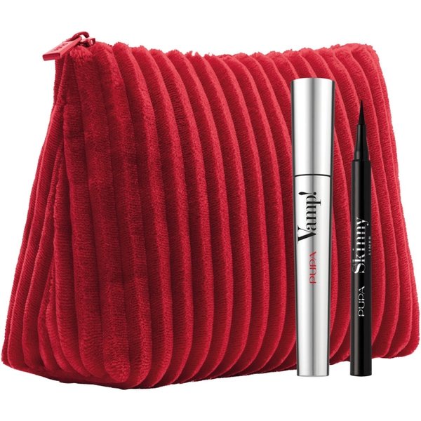Micys Company S.P.A. Pupa Vamp! & Skinny Liner Kit - Vamp! Mascara Extra Nero + Skinny Liner + Pochette In Velluto-image