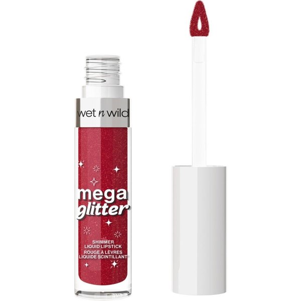 Wet N Wild Mega Glitter - Shimmer Liquid Lipstick - Rossetto Liquido New Soulmate-image
