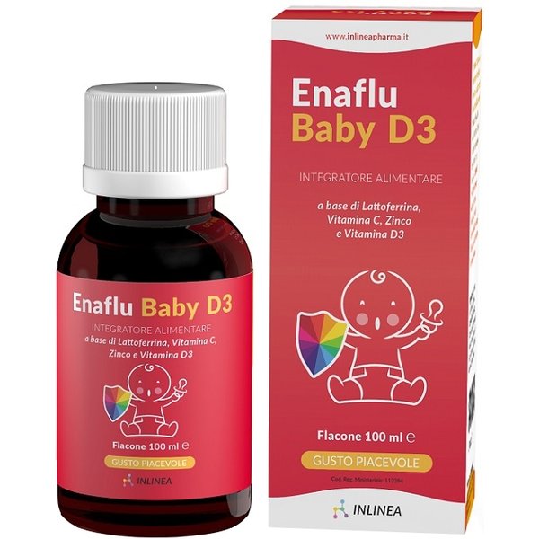 Enaflu Baby D3 - Integratore Per Il Sistema Immunitario 100 Ml-image
