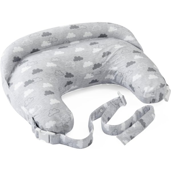 Chicco Boppy Deluxe Clouds - Cuscino Allattamento Ergonomico Grigio-image