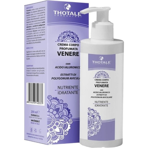 Thotale Venere - Crema Corpo Idratante Nutriente Profumata Con Acido Ialuronico 200 Ml-image