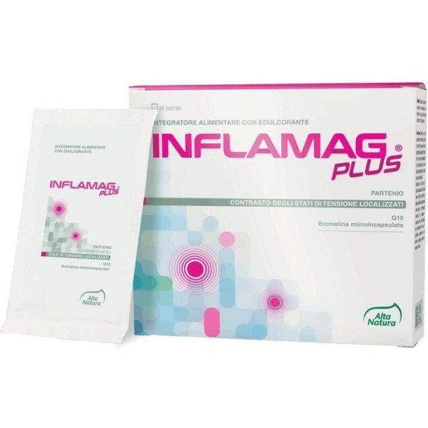 Alta Natura Inflamag Plus 20 Bustine - Integratore Per La Tensione Localizzata E La Funzionalità Articolare-image