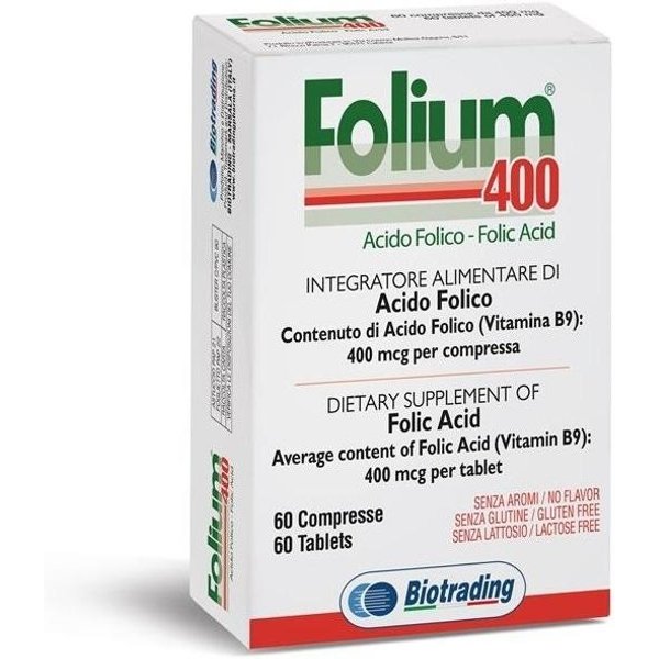 Folium 400 - Integratore Per L'acido Folico 60 Compresse-image