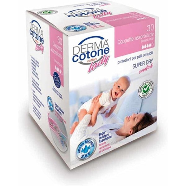 Dermacotone - 30 Coppette Assorbilatte Delicate Per Pelle Sensibile-image