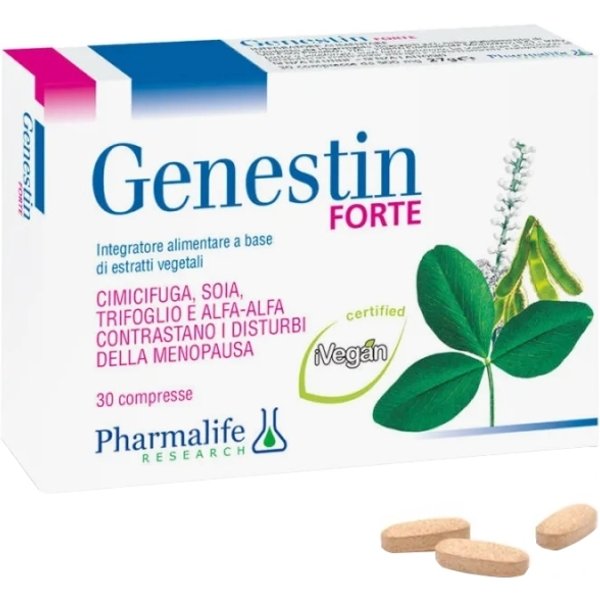 Genestin Forte 30 Compresse - Integratore Per I Disturbi Legati Alla Menopausa-image