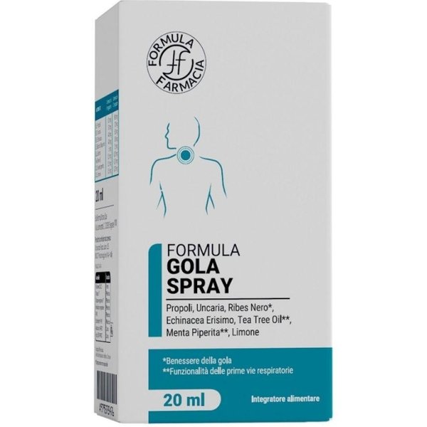 Formula Gola Spray 20 Ml - Integratore Per La Gola E Le Difese Immunitarie-image