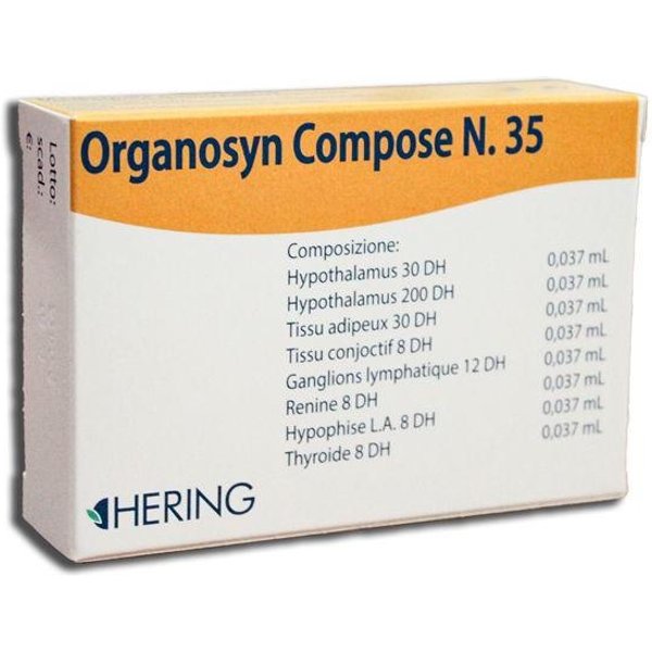 Organosyn Compose N°35 Soluzione Orale - Farmaco Omeopatico 15 Fiale Da 2 Ml-image