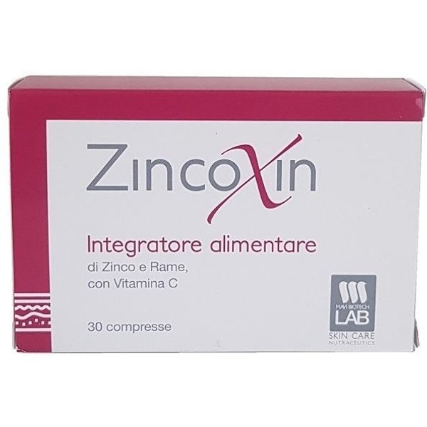 Zincoxin 30 Compresse - Integratore Per Pelle, Unghie E Capelli-image