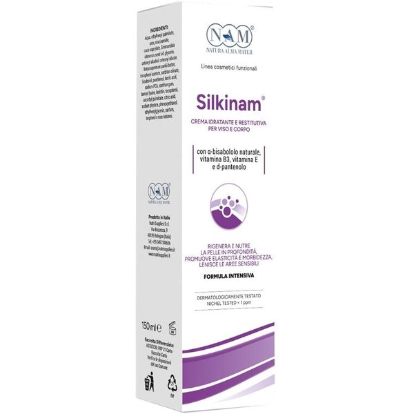 Nutri Supplies Silkinam - Emulsione Dermatologica Idratante Lenitiva Restitutiva Viso E Corpo 150 Ml-image