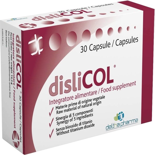 Dislicol 30 Capsule - Integratore Per Il Controllo Del Colesterolo E Dei Trigliceridi-image