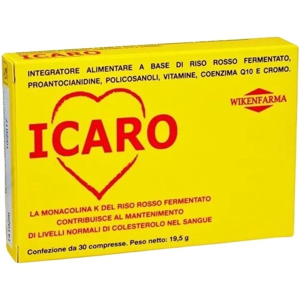Icaro 30 Compresse - Integratore Per Il Colesterolo-image