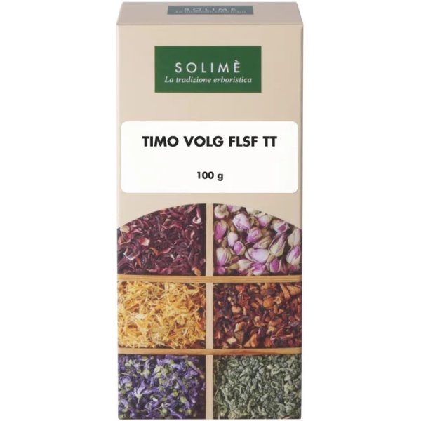 Solime Timo Volgare Fiori E Foglie Taglio Tisana - Preparato Per Infusi E Decotti 100 G-image
