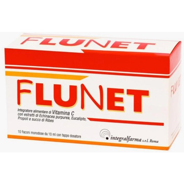 Flunet 10 Flaconcini Da 10 Ml - Integratore Immunostimolante-image