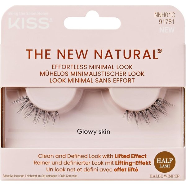 Kiss The New Natural Glowy Skin - Ciglia Finte-image