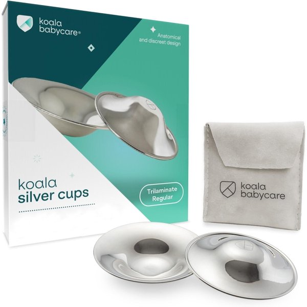 Koala Babycare Koala Silver Cups - Coppette Paracapezzoli In Argento Antibatteriche E Cicatrizzanti-image