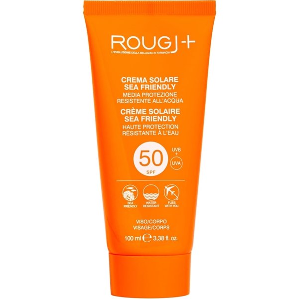 Rougj Crema Solare 50 SPF Viso E Corpo Protezione Alta 100 Ml-image