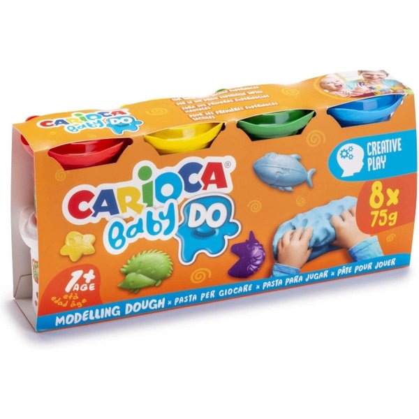 Carioca Baby Do - Pasta Da Modellare Per Bambini Dai 12 Mesi 8 X 75 Gr-image