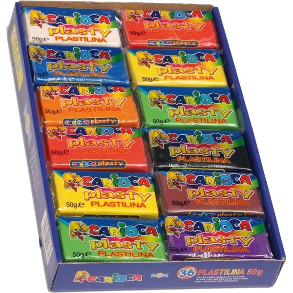 Carioca Plasty - Pasta Per Modellare Morbida 36 X 60 Gr-image