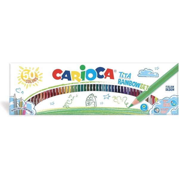 Carioca Tita Rainbow - Confezione Da 50 Matite-image