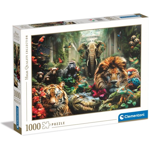 Clementoni Puzzle Collection Mystic Jungle - Puzzle Per Adulti 1000 Puzzle 70 X 50 Cm-image