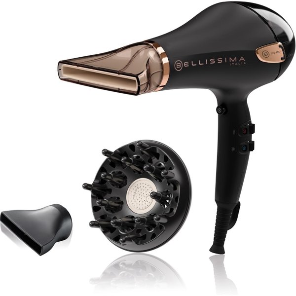 Imetec 11665 P5 3800 Asciugacapelli, Potenza 2300 Watt - Nero/Rosa-image