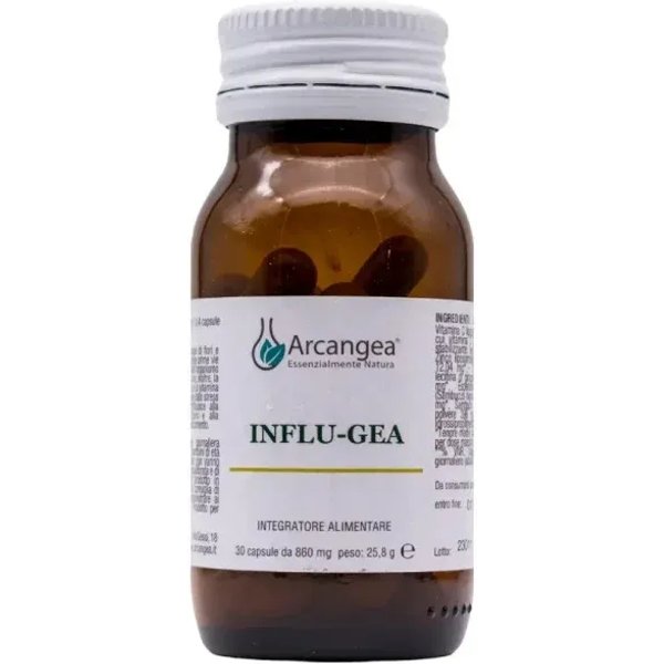 Influ-Gea 30 Capsule - Integratore Per Le Vie Respiratorie E Il Sistema Immunitario-image