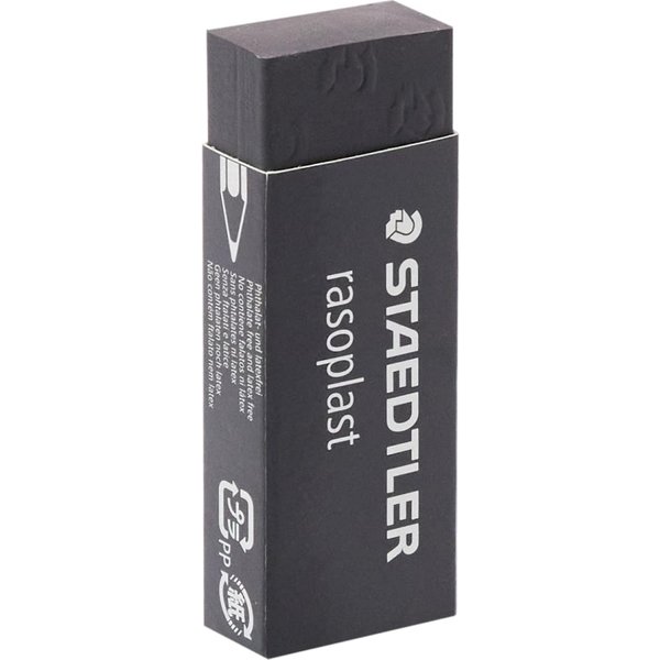 Staedtler Rasoplast 526 - Box 20 Gomme Per Cancellare Nere-image