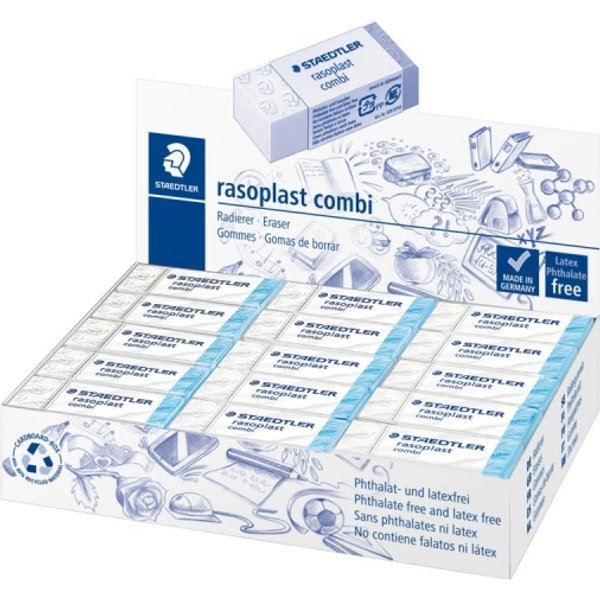 Staedtler Rasoplast Combi 526 - Box 30 Gomme Di Precisione-image