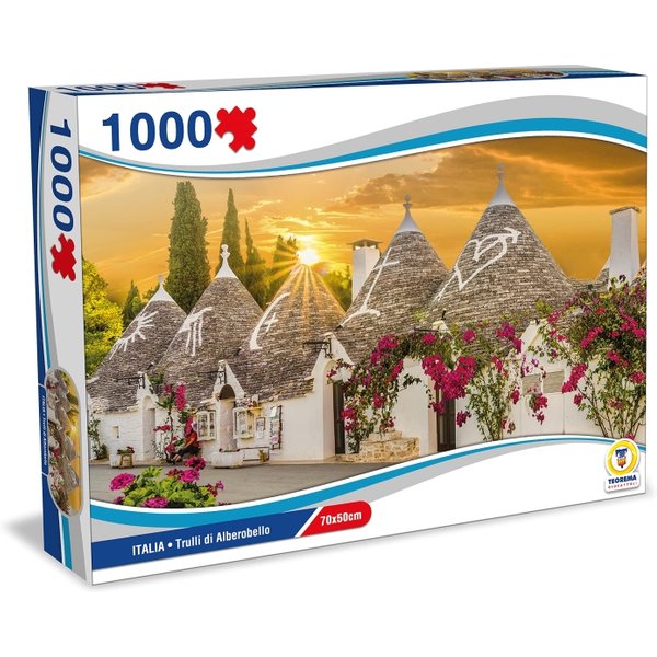 Teorema Puzzle Italia - I Trulli Di Alberobello 1000 Puzzle 70X50 Cm-image