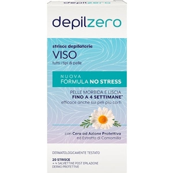 strisce depilatorie viso e bikini delicate 24 strisce + salviette post depilatorie-image