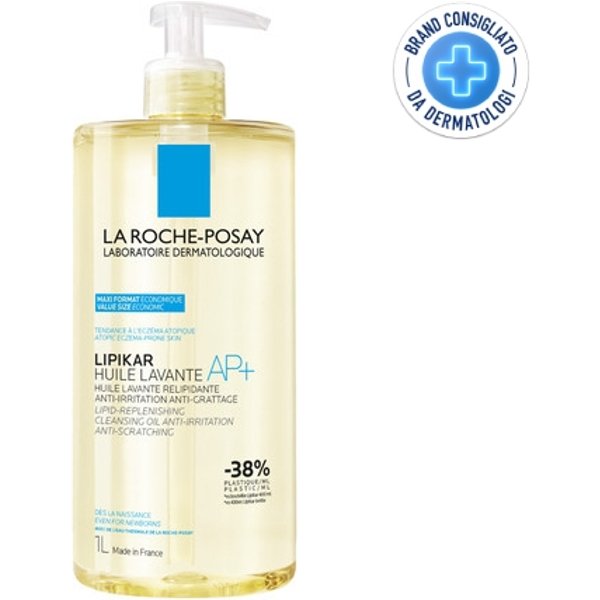 La Roche Posay Lipikar Huile Lavante Ap+ - Olio Lavante Relipidante, Anti-Arrossamenti, Anti-Prurito 1 Lt-image