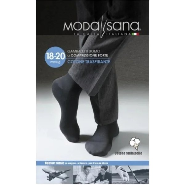 Gloria Med Modasana Uomo 18 Gambaletto Taglia L Antracite-image