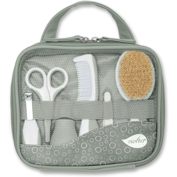 Nuvita Set Beauty Per L'igiene Del Neonato - 9 Accessori Con Astuccio 0M+ Verde-image