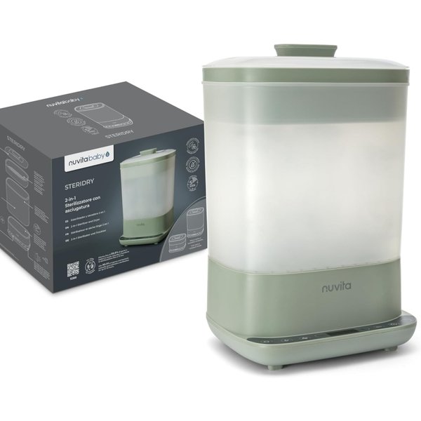 Nuvita Steridry - Sterilizzatore Asciugatore 2In1 A Vapore Con Filtro Hepa Per Biberon E Accessori-image