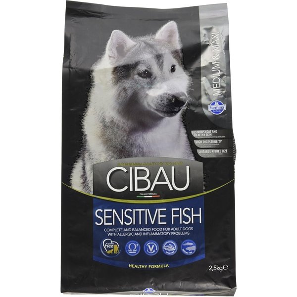 Farmina Cibau Adult Medium & Maxi Sensitive Pesce - Alimento Completo Per Cani Adulti Medium & Maxi Sensitive 2,5 Kg-image