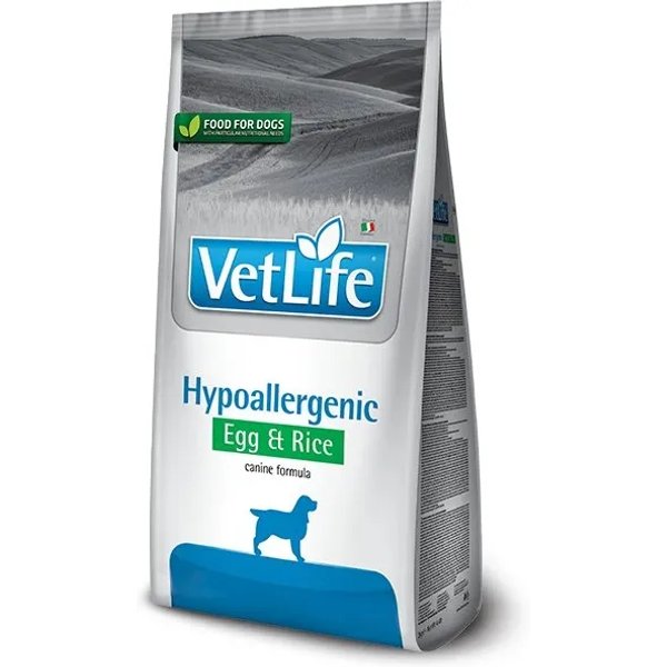 Farmina Vet Life Hypoallergenic Uova E Riso - Alimento Dietetico Completo Per Cani Con Intolleranze E Dermatosi 12 Kg-image