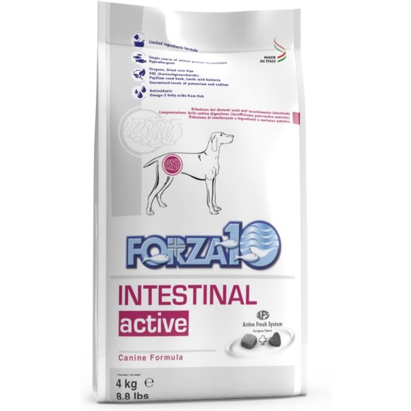 FORZA10 Forza 10 Intestinal Active - Alimento Completo Per Cani Con Intolleranze Alimentari E Salute Intestinale 4 Kg-image