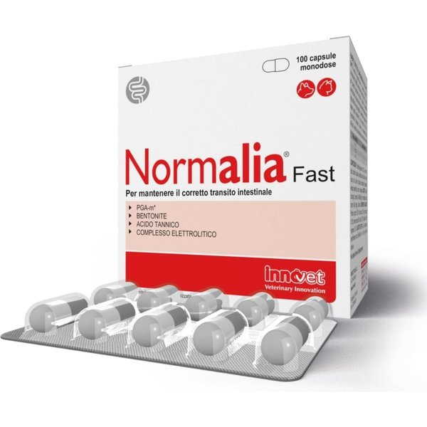 Innovet Normalia Fast 100 Capsule - Alimento Dietetico Complementare Per Cani E Gatti Con Diarrea Acuta-image