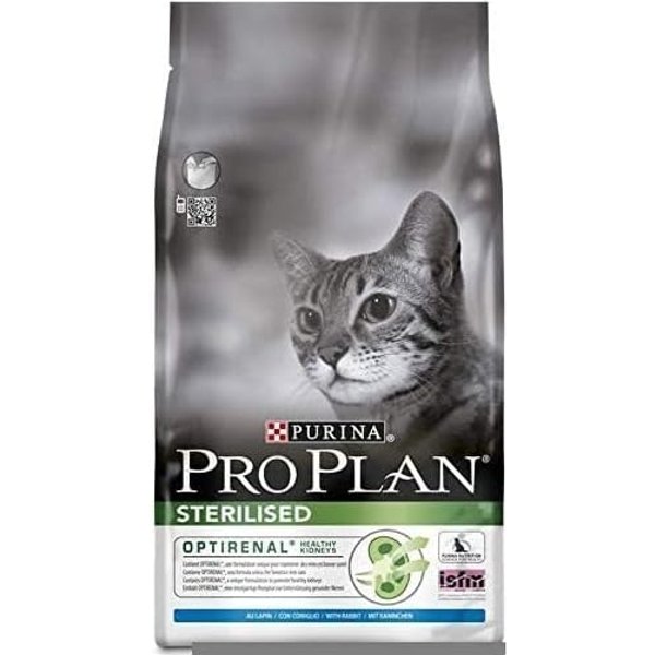 Purina Pro Plan Sterilised Optirenal Coniglio - Alimento Completo Per Gatti Adulti Castrati O Sterilizzati 1,5 Kg-image