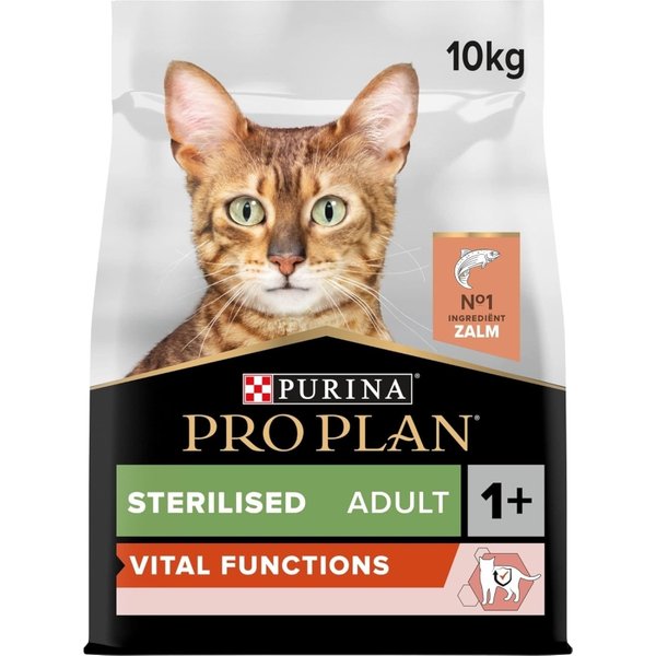 Nestlé S.A. Purina Pro Plan Vital Functions Salmone - Alimento Completo Per Gatti Adulti Sterilizzati 10 Kg-image