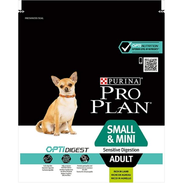 Nestlé S.A. Purina Pro Plan Small & Mini Adult Sensitive Digestion Agnello - Alimento Completo Per Cani 700 Gr-image