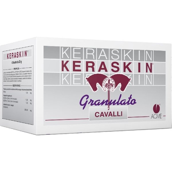 Acme Keraskin Plus - Integratore Per Cavalli Adulti E Puledri 40 Buste Da 25 Gr-image