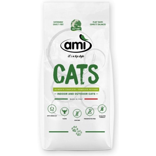 Ami the natural choice Amì Cat - Alimento Completo Per Gatti Adulti Indoor E Outdoor 1,5 Kg-image