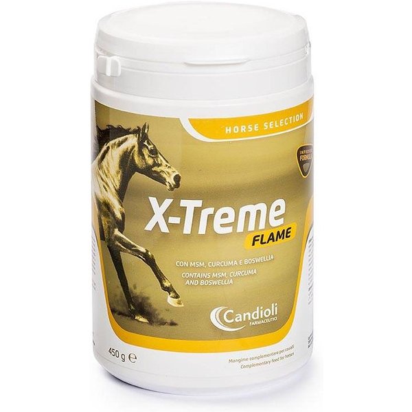 Candioli X-Treme Flame - Mangime Complementare Per Cavalli Sportivi 450 Gr-image